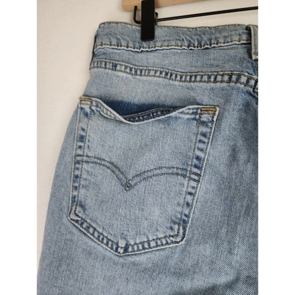 Levi Strauss 514 Blue Jeans Mens Size 34W 32L Straight‎ Fit Flex